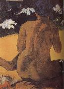 Paul Gauguin Beach woman oil on canvas